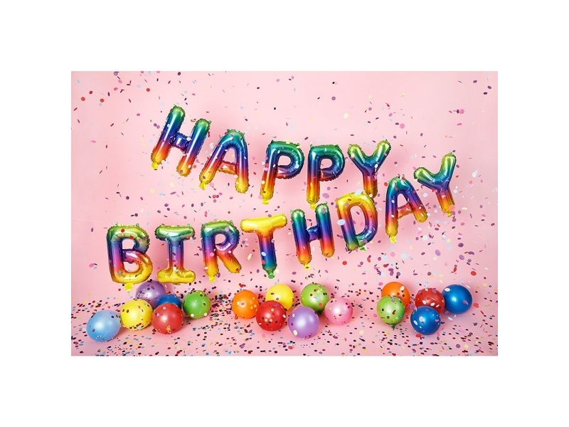 Folieballon Alles Gute Zum Geburtstag, Regnbue
