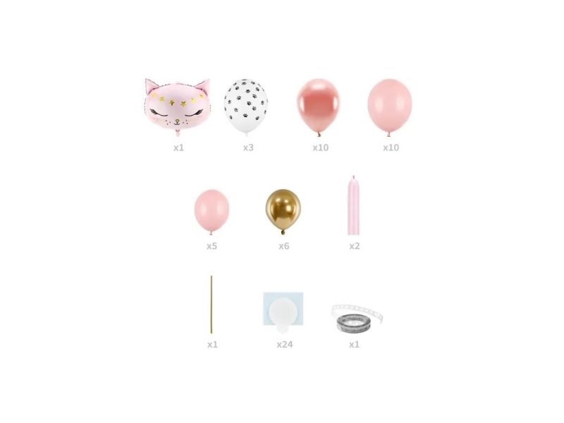Partydeco Gbn12, Toy Balloon, Folie, Mehrfarbig, Mottoparty, Modellierungs-Ballon, 8 Jahr(E)