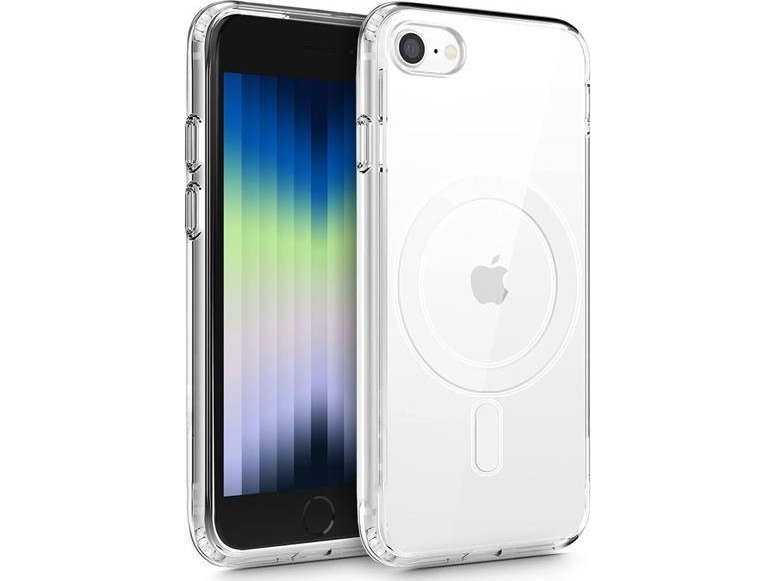 Tech-Protect Magmat Magsafe-Cover Til Iphone 7 / 8 / Se 2020 / 2022 - Gennemsigtig