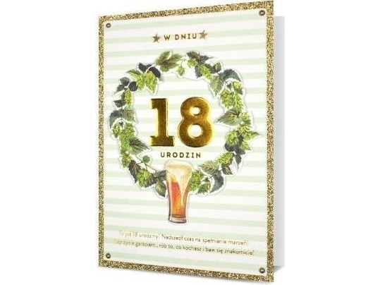 Herr Dragon Hm200 18. Geburtstag Girlande Alkohol Carnet Hm200-2292