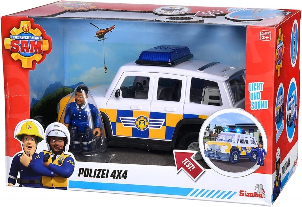 Simba Lumarko Feuerwehrmann Sam Polizei Jeep Figur Malcolm!