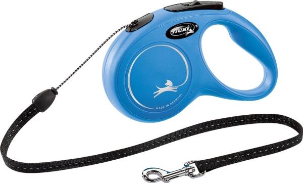 Flexi New Classic Kabel S, 5M, 12Kg, Blau