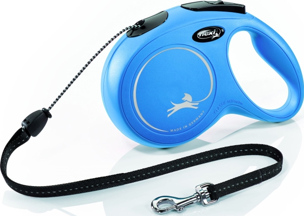 Flexi New Classic Kordel M, 8M, 20Kg, Blau
