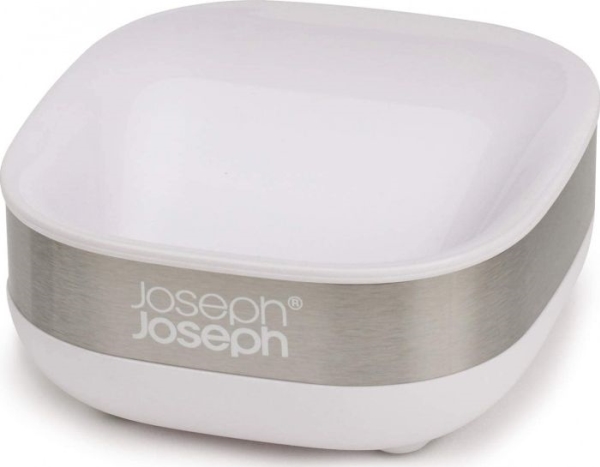 Joseph Joseph Slim Compact Stainless-Steel Soap Dish