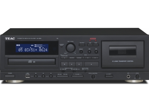 TEAC AD-850-SE/B, 5 kg, Musta, Henkilökohtainen cd-soitin