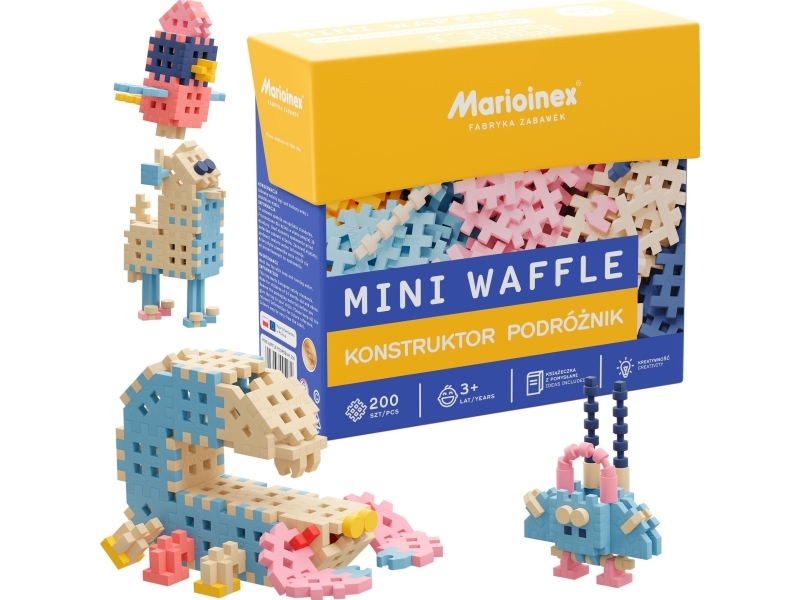 Marioinex Marioinex Wafle Mini Waffle 200El Podróżnik Pastel