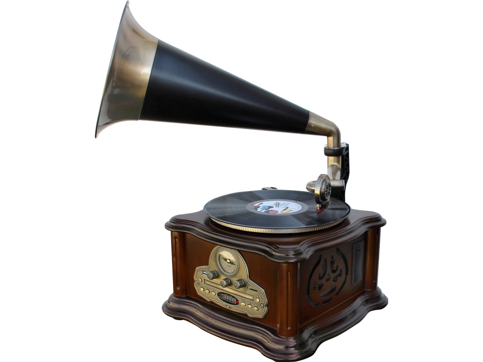 Soundmaster NR917, Sort, Bronze, Brun, 33,45,78 rpm, Ekstern, Kassette, Vinylplade, FM, SD