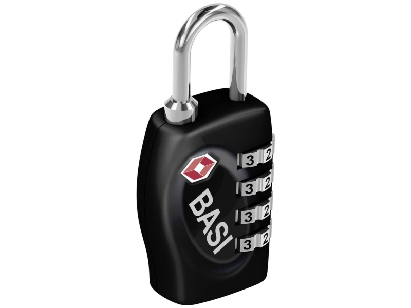 Basi 6100-0630 Kuffertlås 31.3 Mm Tsa Sort Kombinationslås