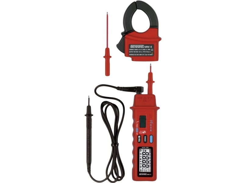 Benning 044073 Käsiyleismittari, Digitaalinen virtaliitin CAT II 600 V, CAT III 300 V Näyttö (määrät): 4200