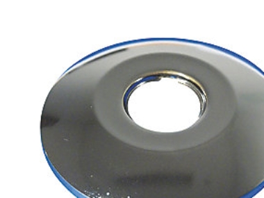 Vægroset 1/2''x70mm. Poleret messing