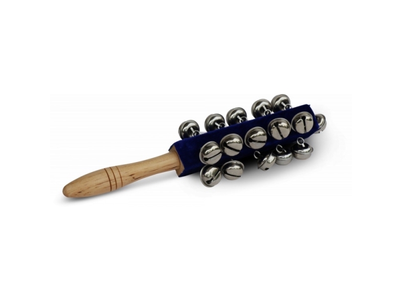 Klokkerangle Bjælde Med 21 Klokker Musikinstrument, Blå 25Cm