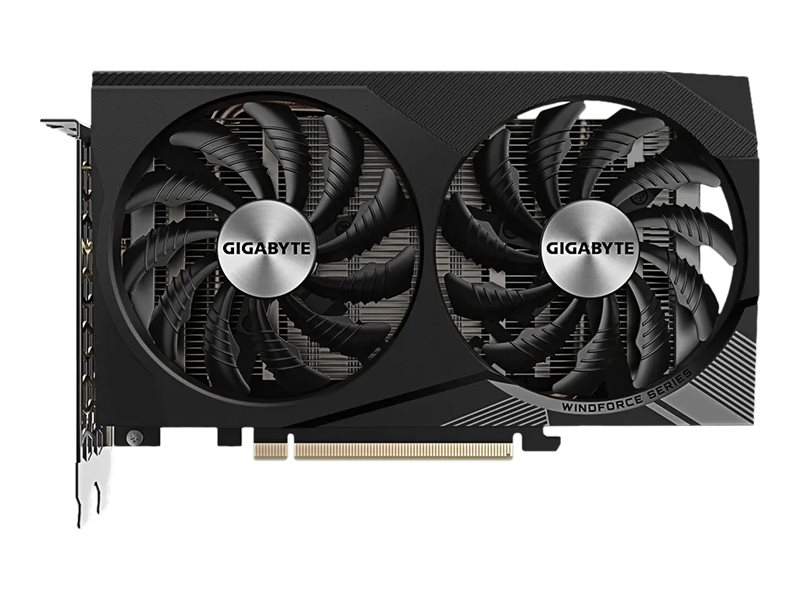 Gigabyte GeForce RTX 3050 WINDFORCE OC V2 - Grafikkort - GF RTX 3050 - 8 GB GDDR6 - PCIe 4.0 - DisplayPort, HDMI, DVI - boks