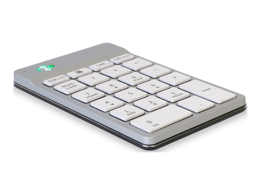 R-Go Numeric Keyboard Compact Break - Tastatur - Trådløs - Bluetooth 5.0 - Hvid