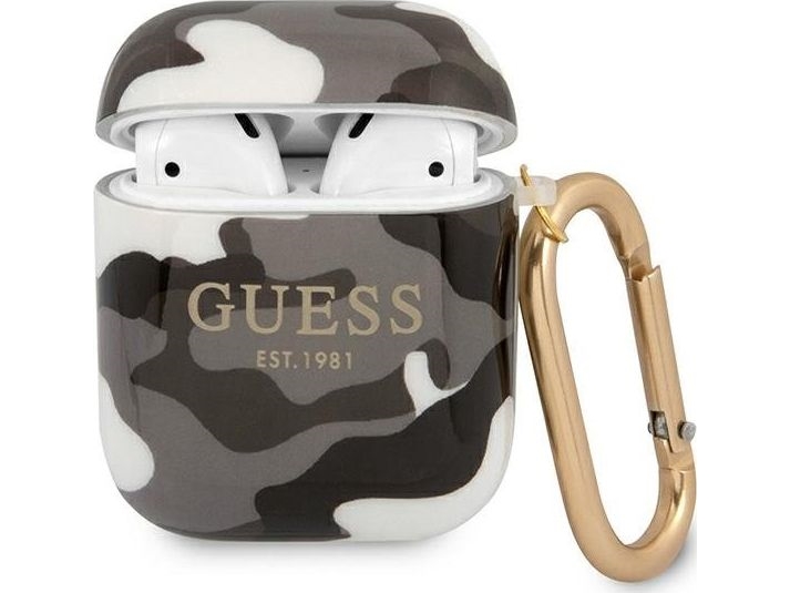 Guess Gua2ucamg Airpods-Case Schwarz/Schwarz Camo Collection