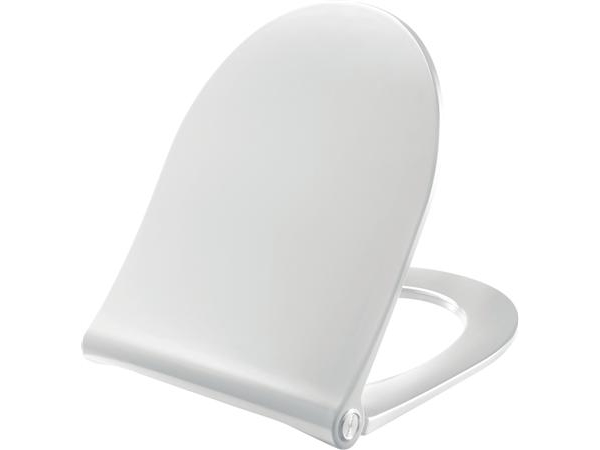 Pressalit Spira Art Weißer Wc-Sitz Mit Soft Close Und Quick Release Inkl. Edelstahlbügel