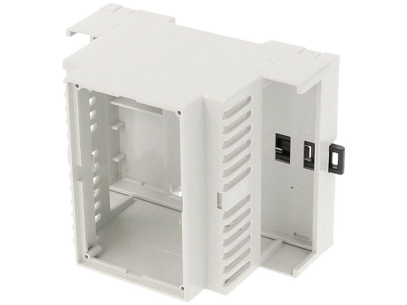 Hammond Electronics 1597Din4mh53 Offenes Din-Schienen-Gehäuse 90 X 58 X 71 Ppo Hellgrau 1 Stk