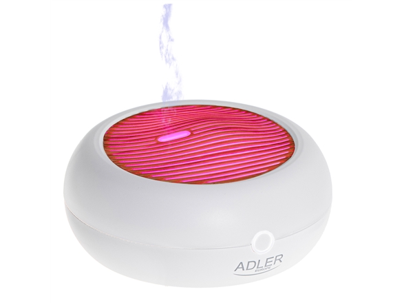 Jura Adler Ad 7969 Usb Ultraschall Aroma-Diffuser 3In1 (Für Räume Bis 25 M²) Weiß