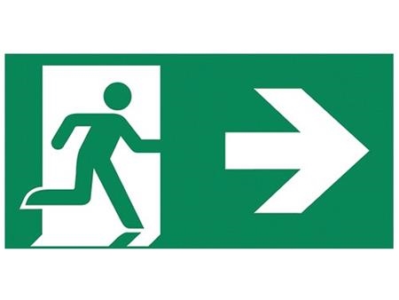 SELFY PIKTOGRAM ARROW RIGHT - 300x100mm. | N - A | GameStuff