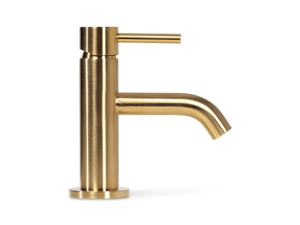 BLUE LABEL Blandare för tvättställsblandare - borstat guld | VVS Artiklar - Badrum - Tvättställsblandare | GameStuff