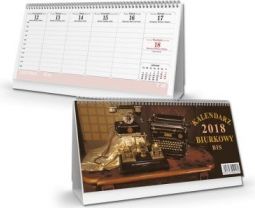 Bis Horizontal Desk Calendar 2018 (Sb2) Mix