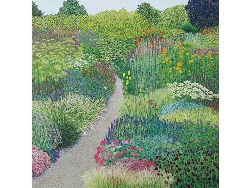 Susan Entwistle Pass With An Envelope Path In The Garden