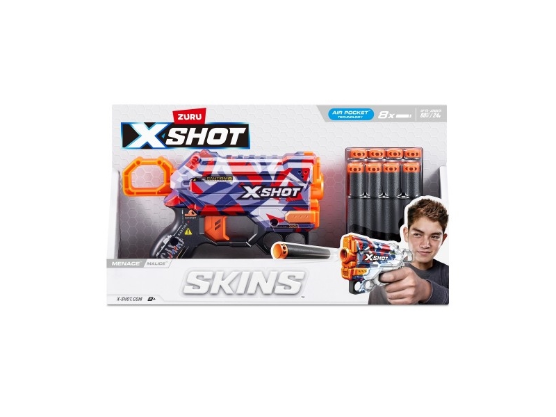 SKINS MENACE-kaster (8 pile) Malice-mønster