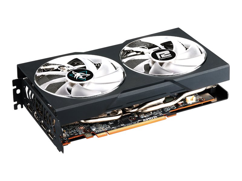 Powercolor Hellhound Radeon Rx 7600 - Grafikkort - Radeon Rx 7600 - 8 Gb Gddr6 - Pcie 4.0 - Hdmi, 3 X Displayport - Sortieren