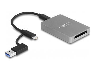 Delock - Kortlæser (Xqd, Xqd 2.0, Cfexpress 2.0 Type B) - Usb-C