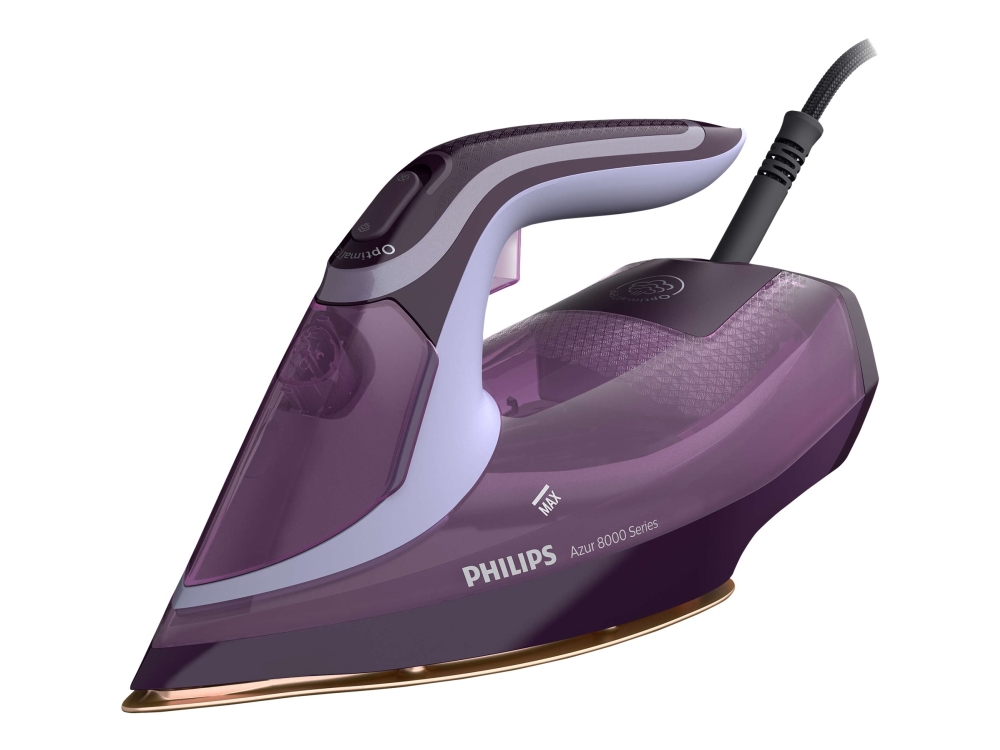 Dampstrykejern Azur 8000 Series DST8021 - steam iron - sole plate: SteamGlide Elite
