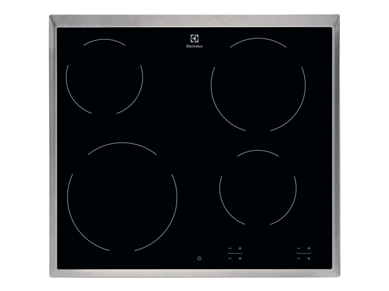 Electrolux Ehf6240xxk, Sort, Indbygget, 57.6 Cm, Keramisk, Keramisk, 4 Zone(S)