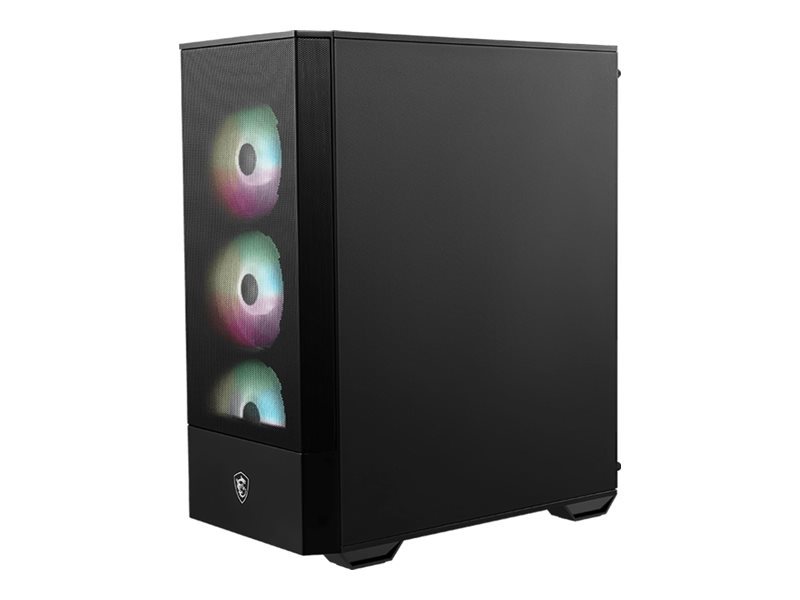Msi Mag Forge 112R, Midi Tower, Pc, Schwarz, Transparent, Atx, Micro Atx, Mini-Itx, Gehärtetes Glas, Gaming