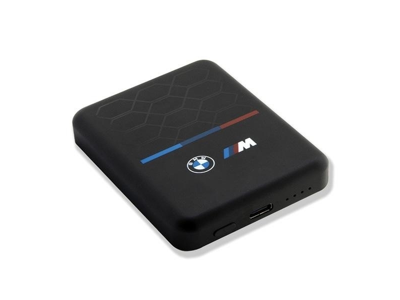 Bmw M Collection Magsafe 15W 3000Mah Induktiv Powerbank - Sort