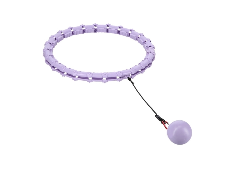 One Fitness Hula hoop med pigger og vekt OHA02, lilla