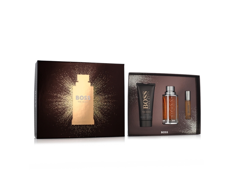 Hugo Boss The Scent Gift Set Eau De Toilette 100Ml Miniature Eau De Toilette 10Ml And Shower Gel 100Ml