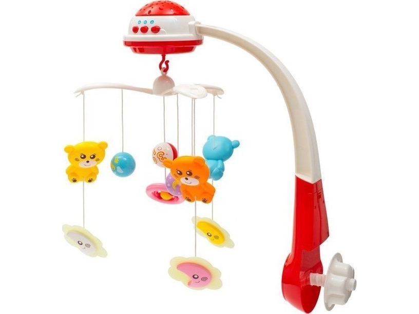 Baby Mix 37046 karuselli projektorilla PUNAINEN