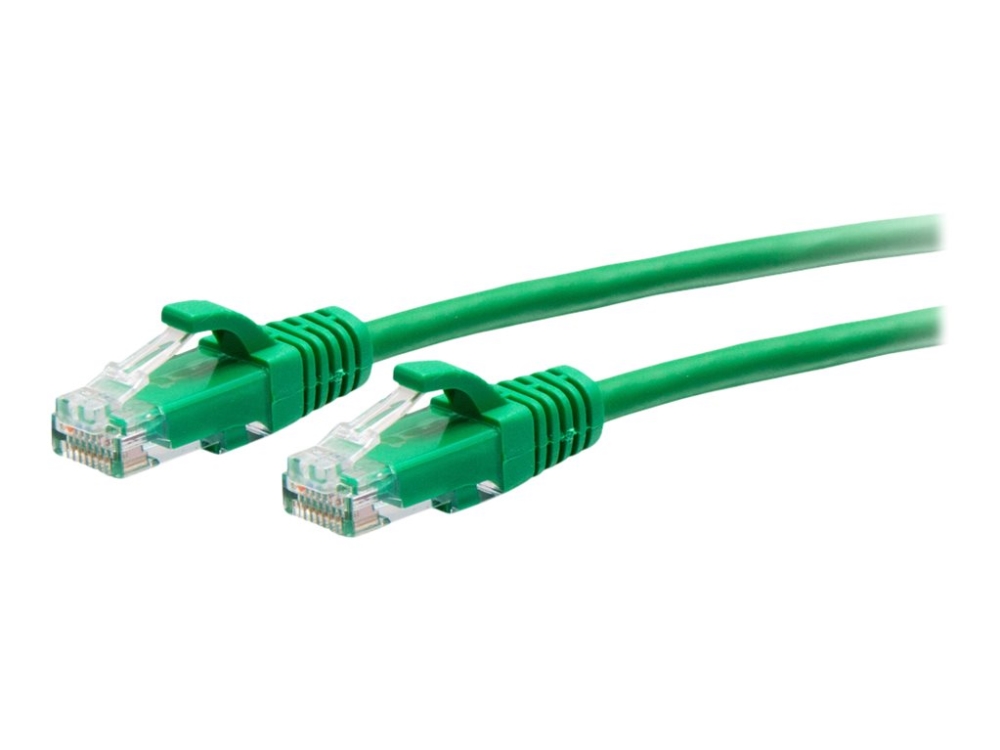C2g 1Ft (0.3M) Cat6a Snagless Unshielded (Utp) Slim Ethernet Network Patch Cable - Green - Patchkabel - Rj-45 (Han) Til Rj-45 (Han) - 30 Cm - 4.8 Mm