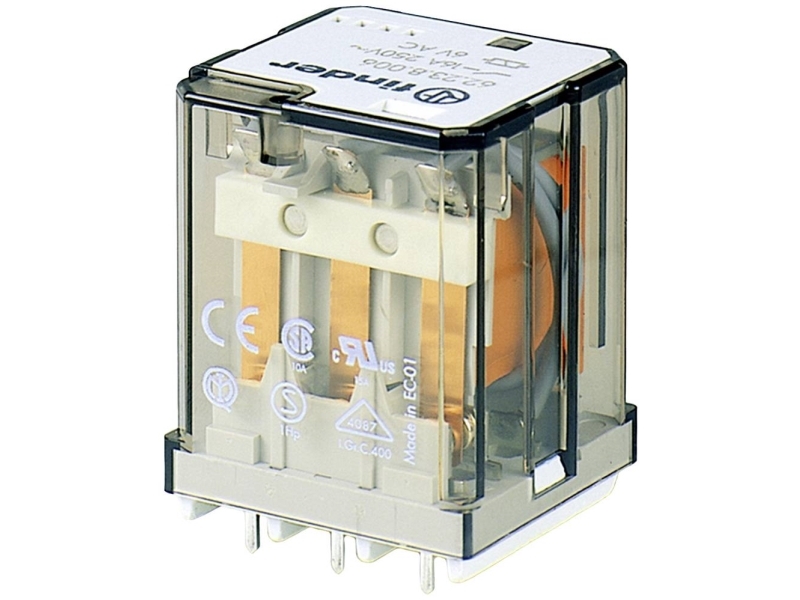 Finder 62.23.9.012.4000 Tulostusrele 12 V/DC 16 A 3 x kytkin 1 kpl 1 kpl