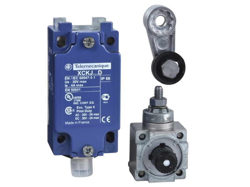 Schneider Electric Xckj10513d, Verdrahtet, Zamak, Ip66, Blau, Ccc Csa Ul, 40 Mm
