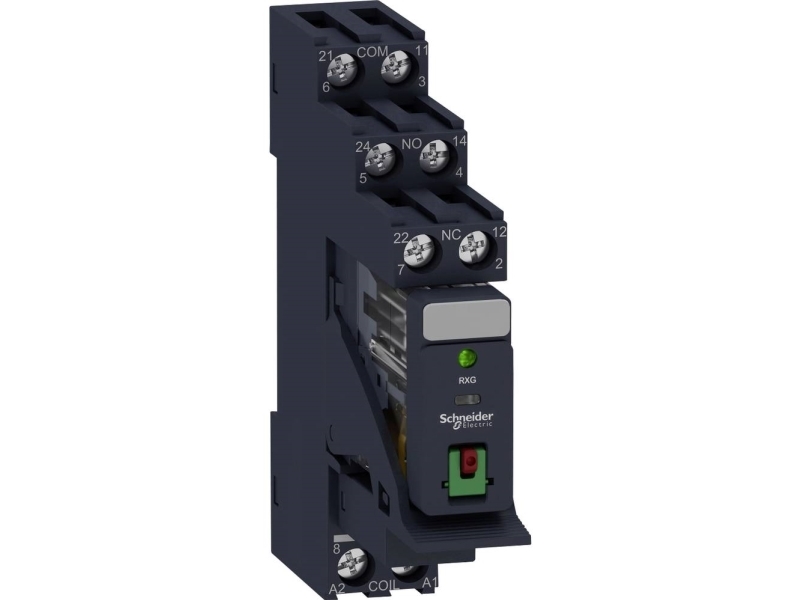 Schneider Electric RXG22P7PV, Sort, 230 V, IP20 IEC 61810-1 CSA C22.2 No 14 UL 508 IEC 61984 EAC DNV-GL, 1250 VA, 5 A, 65 g