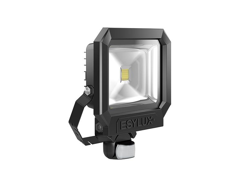 Esylux El10810138, Sort, Ip65, Aluminium, Plast, I, U-Beslag, Ik08
