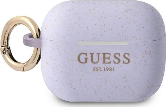 Guess Schutzhülle Guapsggeu Silikon Glitter Für Airpods Pro Lila