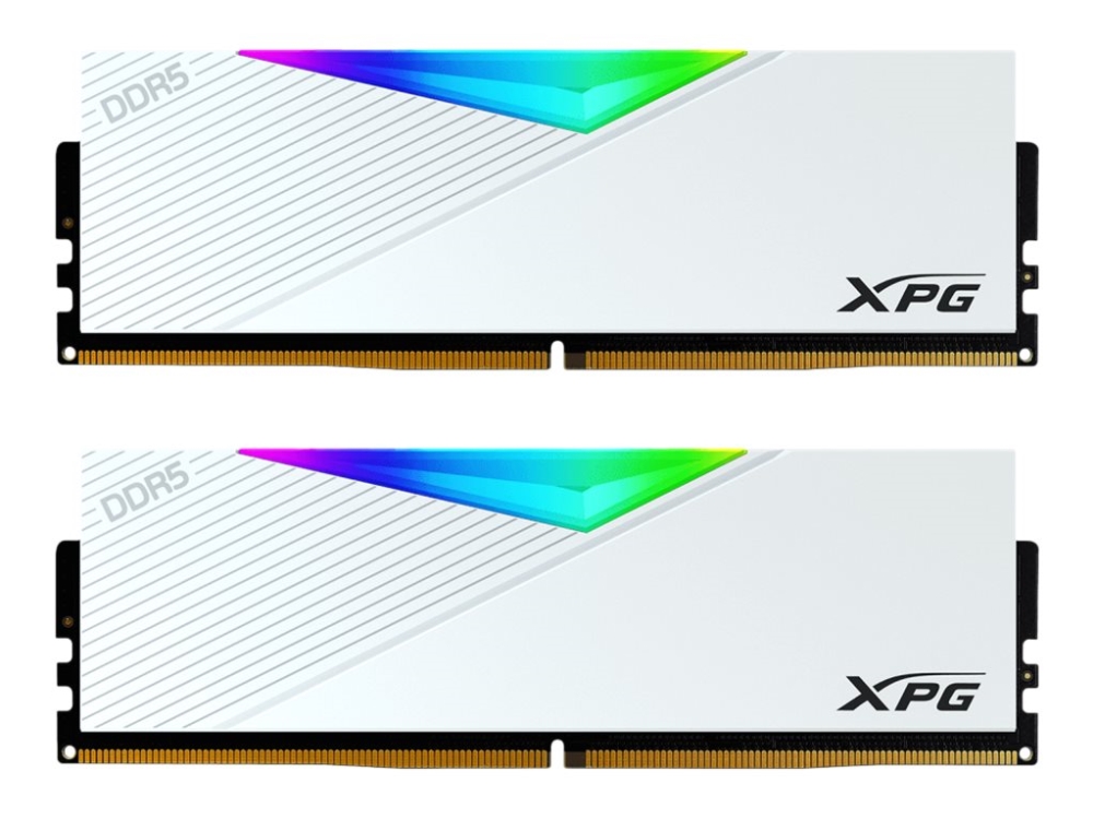 Xpg Lancer Rgb Ddr5 Sæt : Dimm 288 Pin 6000 Mhz Pc5 48000 Cl30 Ikke Bufferet Die Ecc Hvid
