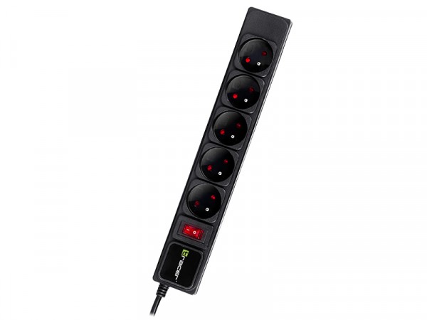 Tracer Überspannungsschutz Tracer Powergear 5 M Schwarz (5 Ausgänge)