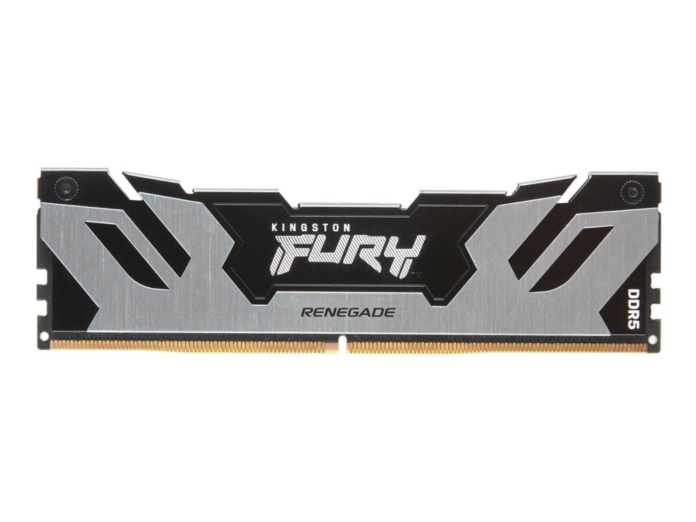Kingston Technology Fury 24Gb 7200Mt/S Ddr5 Cl38 Dimm Renegade Silver Xmp, 24 Gb, 1 X 24 Gb, Ddr5, 288-Pin Dimm