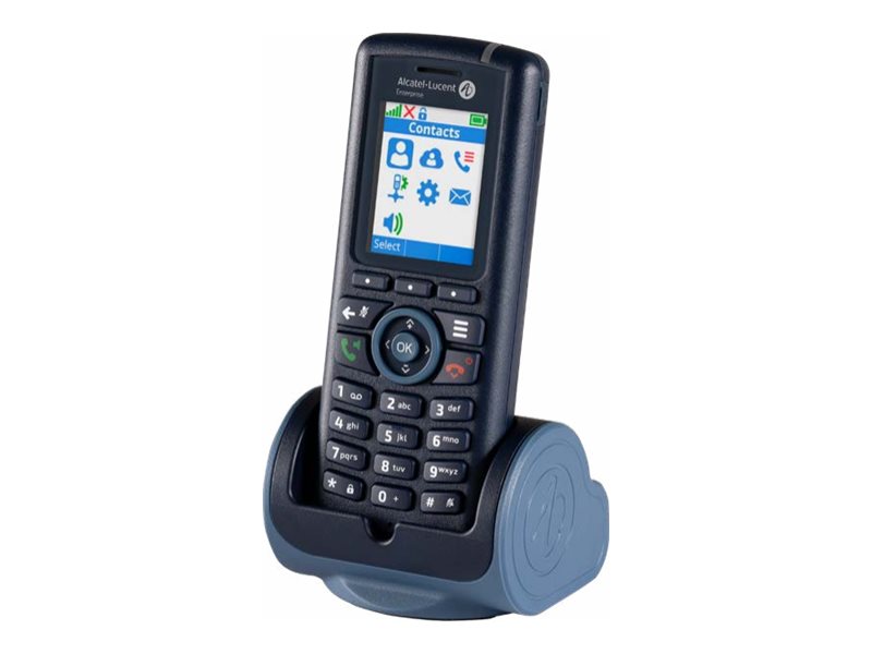 ALCATEL-LUCENT ENTERPRISE 8214 DECT-håndsæt med batteri og bordoplader