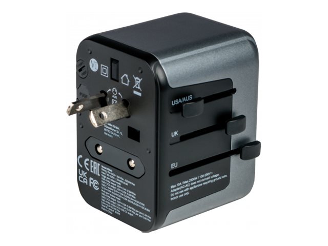 Verbatim 49545, Universal, Universal, Typ A, Typ B, Typ C (Euro-Stecker), Typ E (Fr), Typ F, Typ G (Vk), Typ I (Au), Typ J (Ch), Typ L..., Typ A, Typ