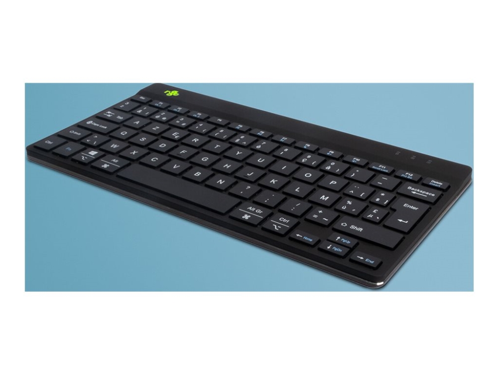 R-Go Ergonomic Keyboard Compact Break - Tastatur - Trådløs - Bluetooth 5.0 - Azerty - Belgisk - Sort