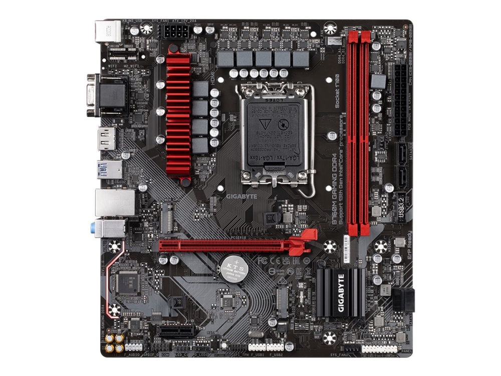 Gigabyte B760m Gaming Ddr4, Intel, Lga 1700, Intel Celeron , Intel Core I3, Intel Core I5, Intel Core I7, Intel Core I9,..., Lga 1700, Ddr4-