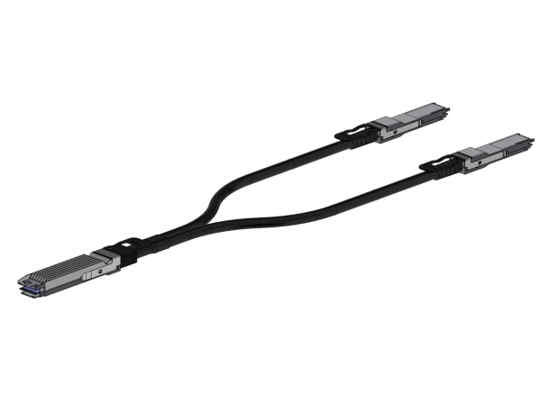 Nvidia 800gbase Cu Till 400gbase Cu Delningskabel För Direktmontering Osfp Till Qsfp112 1.5 M Passiv Ib Dubbla Portar Ndr