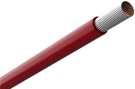 Tunnväggig halogenfri anslutningskabel, flertrådig och förtennad 150/250V - (200 meter)